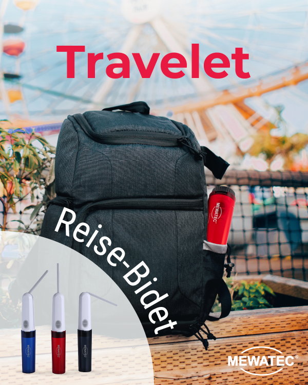 MEWATEC Travelet - Das praktische Reise-Bide für unterwegs.