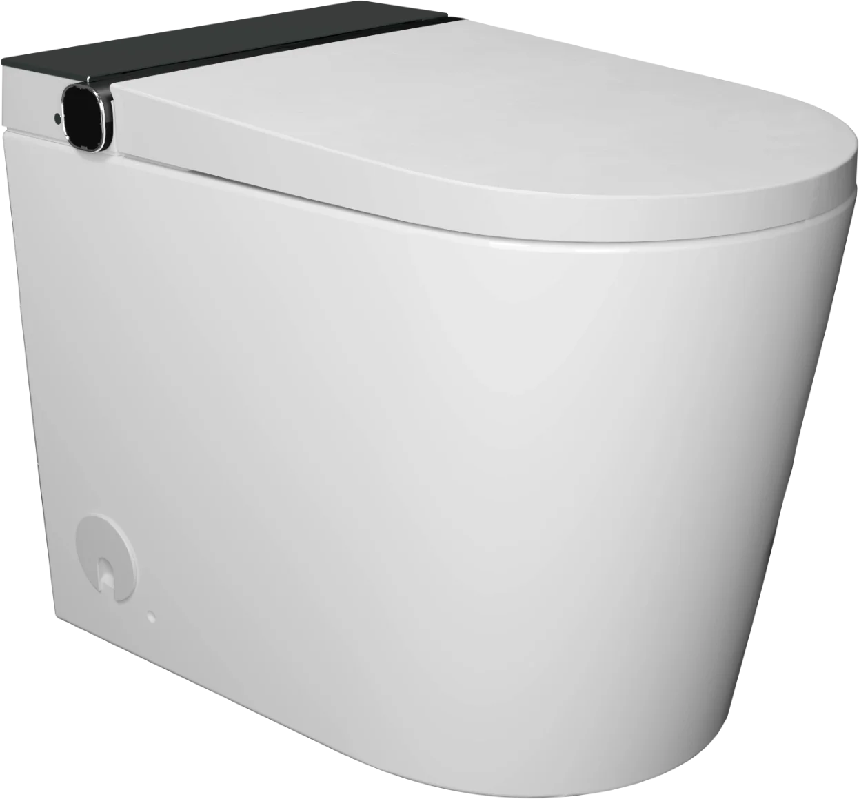 Dusch-WC ohne Spülkasten und Vorwandelement