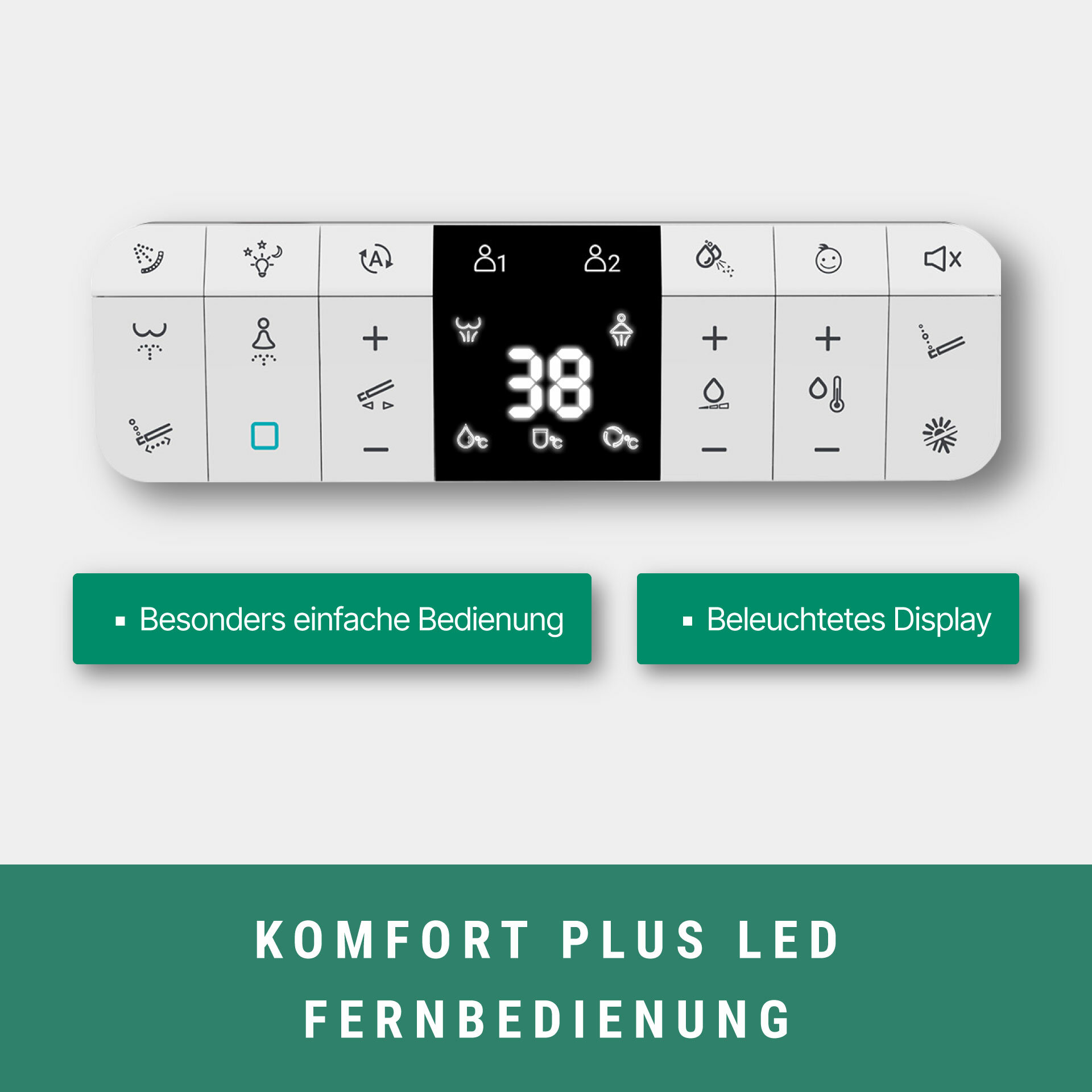 Fernbedienung mit Wandhalterung