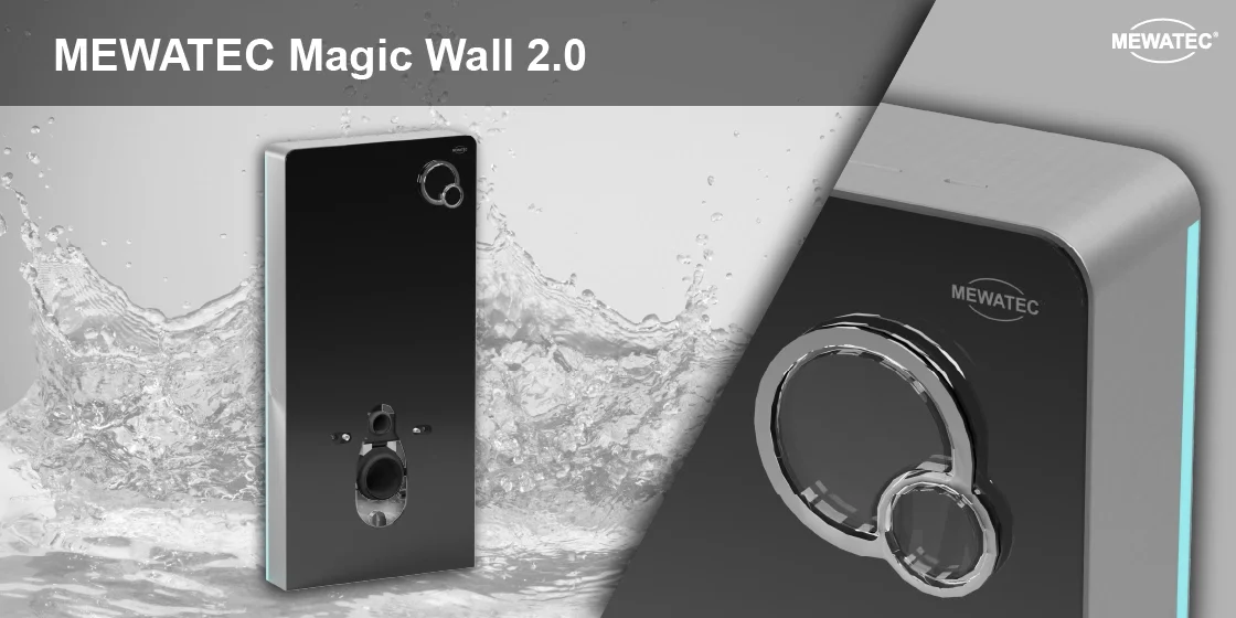 Aufputz-Spülsystem - MEWATEC MagicWall 2.0 - Spülkasten mit LED jetzt bestellen