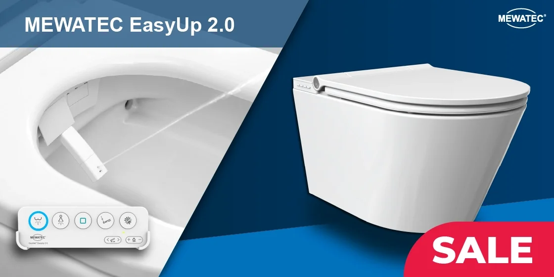 Dusch-WC-Komplettanlage - MEWATEC EasyUp 2.0 E1000 - jetzt vorbestellen