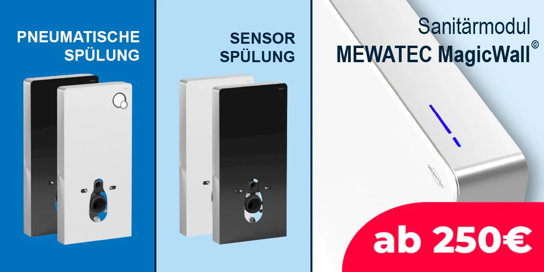 MEWATEC MagicWall Aufputzspülkasten im Sale 