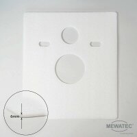 MEWATEC Kombi-Set EasyUp Premium mit Sanitärmodul MagicWall© Touch weiß