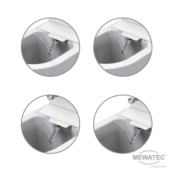 MEWATEC Dusch-WC Komplettanlage Memphis Premium - Preis-Leistungs-Sieger - 8