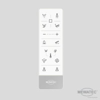 MEWATEC Memphis Premium Dusch WC Komplettanlage wandhängend, spülrand