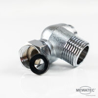MEWATEC T-Stück 3/8 x 3/8 x 1/2 Zoll mit 10mm Versatz