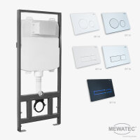 MEWATEC Kombi-Set WC Twin No.1 mit Vorwandelement SlimFix