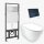 MEWATEC Kombi-Set WC Twin No.1 mit Vorwandelement SlimFix