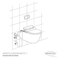 MEWATEC D100 2.0 Dusch WC Aufsatz
