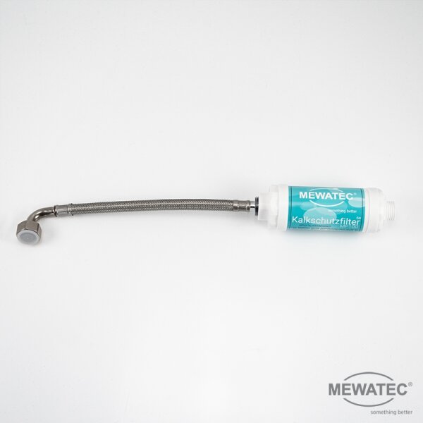 MEWATEC Druckschlauch 20cm, ½  Zoll 90° AG + ½  Zoll IG für Kalkschutzsystem