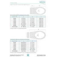 MEWATEC G400 Dusch WC Aufsatz Jahresvorrat Kalkschutzfilter (4 Filter)