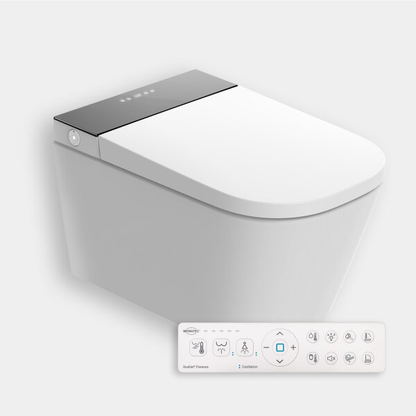 WELTNEUHEIT MEWATEC Dusch-WC Komplettanlage Florence edge FDW2100e