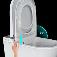 MEWATEC Dusch-WC Kombi-Set Florence Pro F2000 wandhängend, spülrandlos, handsfree