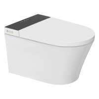 MEWATEC Dusch-WC Kombi-Set Florence Pro F2000 wandhängend, spülrandlos, handsfree
