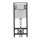 MEWATEC Dusch-WC Kombi-Set Florence Pro F2000 wandhängend, spülrandlos, handsfree