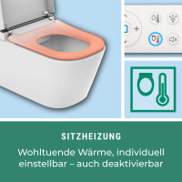 MEWATEC Dusch-WC Komplettset Florence edge Pro Plus F2200e