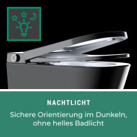 MEWATEC Dusch-WC Komplettset Florence edge Pro Plus F2200e