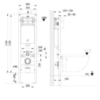MEWATEC SlimFix Eck-Vorwandelement