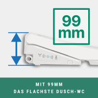 MEWATEC Dusch-WC Aufsatz Ohio O800-V mit Fernbedienung 1