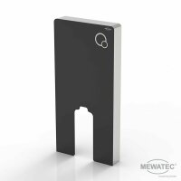 MEWATEC Sanitärmodul MagicWall© 2.0 LED für bodenstehende Toiletten in schwarz