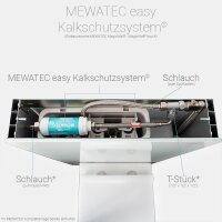 MEWATEC Sanitärmodul MagicWall© 2.0 LED für wandhängende Toiletten in schwarz