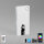 MEWATEC Sanitärmodul MagicWall© 2.0 LED für bodenstehende Toiletten in weiß