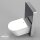 MEWATEC Sanitärmodul MagicWall© 2.0 LED touch für wandhängende Toiletten in schwarz
