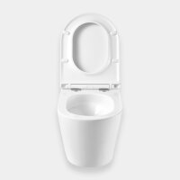 MEWATEC Hänge WC Komplett-Set Luisiana LC100 glänzend
