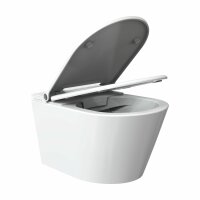 EasyUp 2.0 Serie, Dusch WC Komplettanlage, Vortex Spülung, wandhängend, spülrandlos, Nanobeschichtung, Sitzheizung