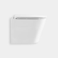 MEWATEC Wand-WC Luisiana LC100 – Spülrandloser Tiefspüler mit Tornado-Spülung