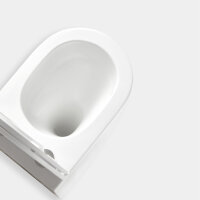 MEWATEC Wand-WC Luisiana LC100 – Spülrandloser Tiefspüler mit Tornado-Spülung