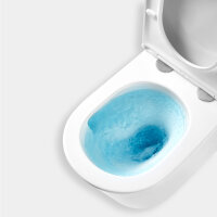 MEWATEC Wand-WC Luisiana LC100 – Spülrandloser Tiefspüler mit Tornado-Spülung