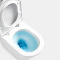 MEWATEC Wand-WC Luisiana LC100 – Spülrandloser Tiefspüler mit Tornado-Spülung