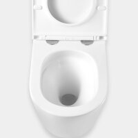 MEWATEC Wand-WC Luisiana LC100 – Spülrandloser Tiefspüler mit Tornado-Spülung