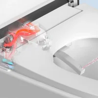 MEWATEC Florence Tankless alleinstehendes Dusch-WC