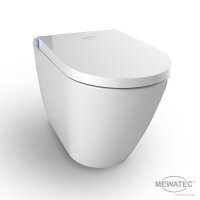 MEWATEC Memphis Basic Dusch WC Komplettanlage bodenstehend, spülrandlos