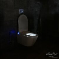 MEWATEC Memphis Premium Dusch WC Komplettanlage wandhängend