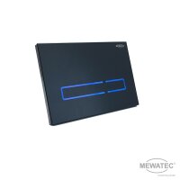 MEWATEC Betätigungsplatte SlimFix SF118 LED Soft Touch black