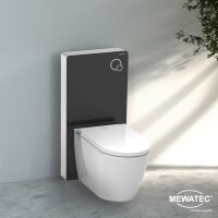 MEWATEC Sanitärmodul MagicWall© für bodenstehende Keramiken, schwarz