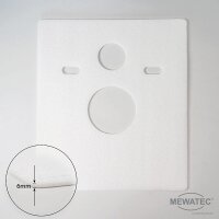 MEWATEC Sanitärmodul MagicWall© für wandhängende Keramiken, schwarz