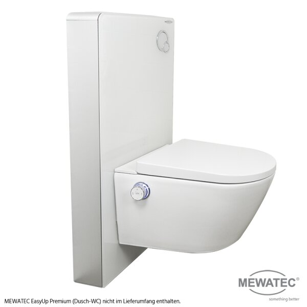 MEWATEC Spülkasten MagicWall Spülwand Vorwandelement Sanitärmodul - Preis-Leistungs-Sieger (weiß) - 4