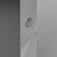 MEWATEC Sanitärmodul MagicWall© Sensor Spülung für wandhängende Keramiken, schwarz