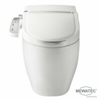 MEWATEC C500 Dusch WC Aufsatz Kombipaket mit Kalkschutzfiltern (4 Stück)