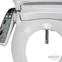 MEWATEC C500 Dusch WC Aufsatz Kombipaket mit Kalkschutzfiltern (4 Stück)