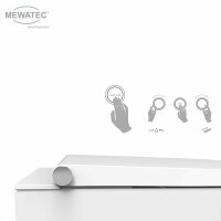 MEWATEC Memphis Basic Dusch WC Komplettanlage wandhängend, spülrandlos
