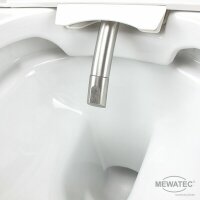 MEWATEC Memphis Eco Dusch WC Komplettanlage wandhängend, spülrandlos