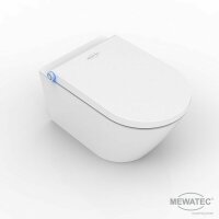 MEWATEC Memphis Eco Dusch WC Komplettanlage wandhängend, spülrandlos