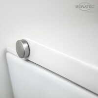 MEWATEC Memphis Eco Dusch WC Komplettanlage wandhängend, spülrandlos