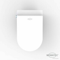 MEWATEC Memphis Eco Dusch WC Komplettanlage wandhängend, spülrandlos