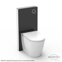 MEWATEC Memphis Basic Dusch WC Komplettanlage bodenstehend, spülrandlos